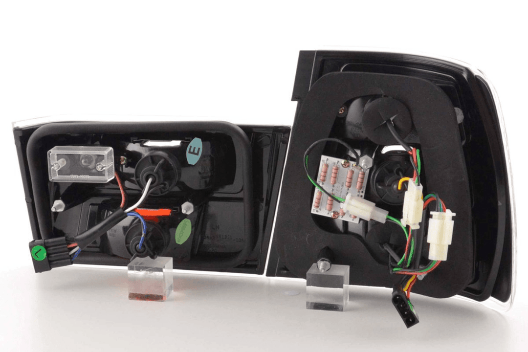 BMW 5-series E34 Chrome Clear LED Taillights Set (1988-1994)