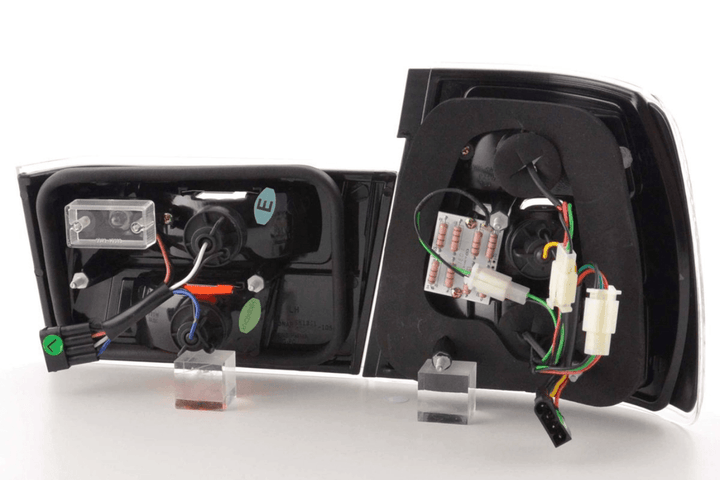 BMW 5-series E34 Chrome Clear LED Taillights Set (1988-1994)