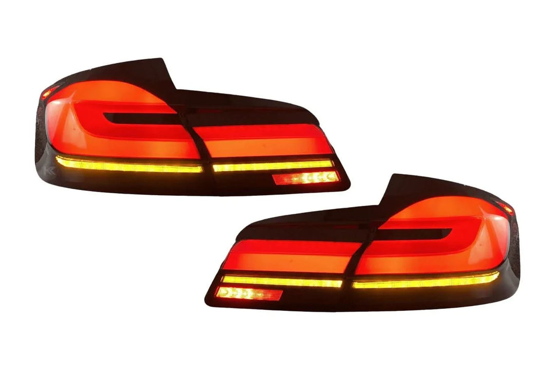 BMW 5-Series F10 F18 Clear (G30 Style) Tail Lights 2011-2017