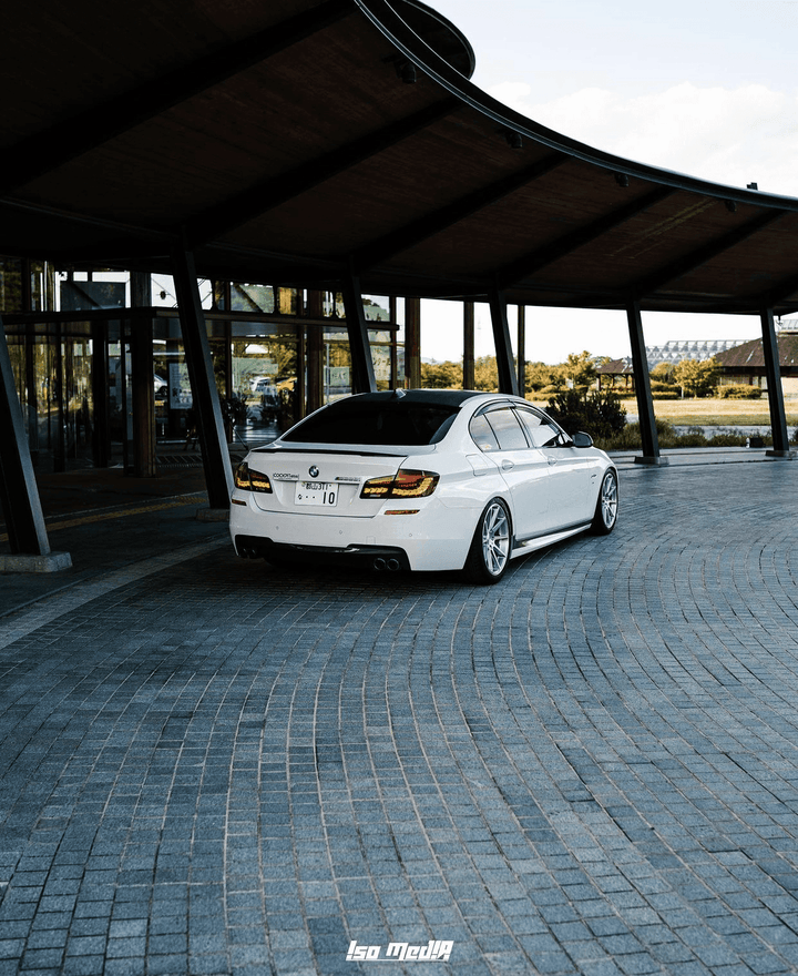 BMW 5-Series F10 F18 M5 6th Gen GTS Style -Red or Smoked- OLED Dynamic LED Tail Lights (2011-2017)