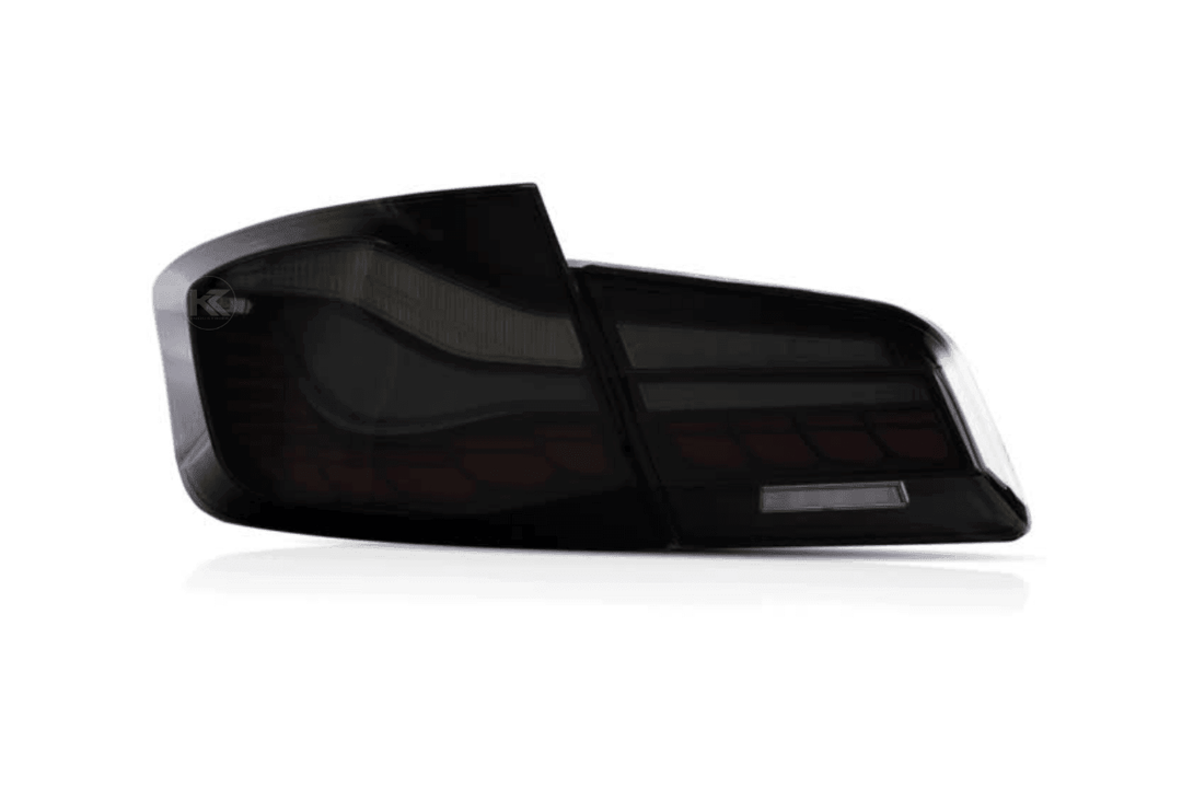 BMW 5-Series F10 F18 M5 6th Gen GTS Style -Red or Smoked- OLED Dynamic LED Tail Lights (2011-2017)