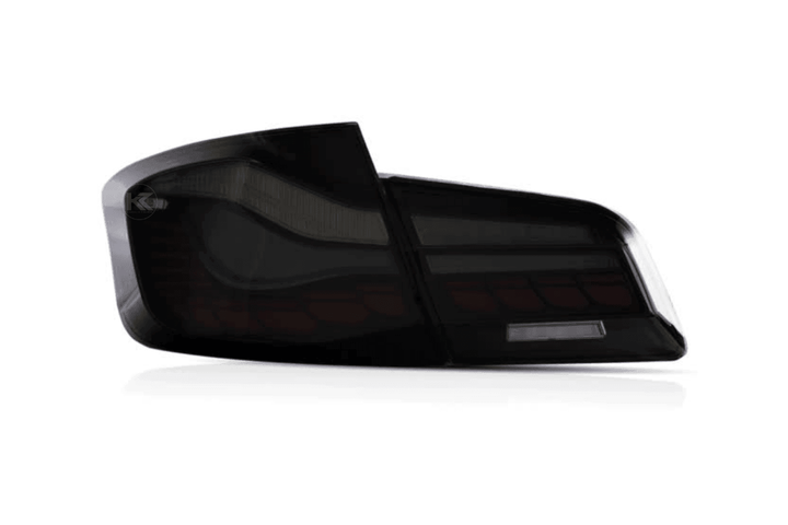 BMW 5-Series F10 F18 M5 6th Gen GTS Style -Red or Smoked- OLED Dynamic LED Tail Lights (2011-2017)