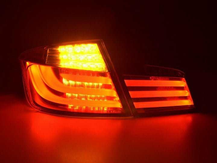 BMW 5-Series F10 Sedan Black LED Taillights (2010-2012)