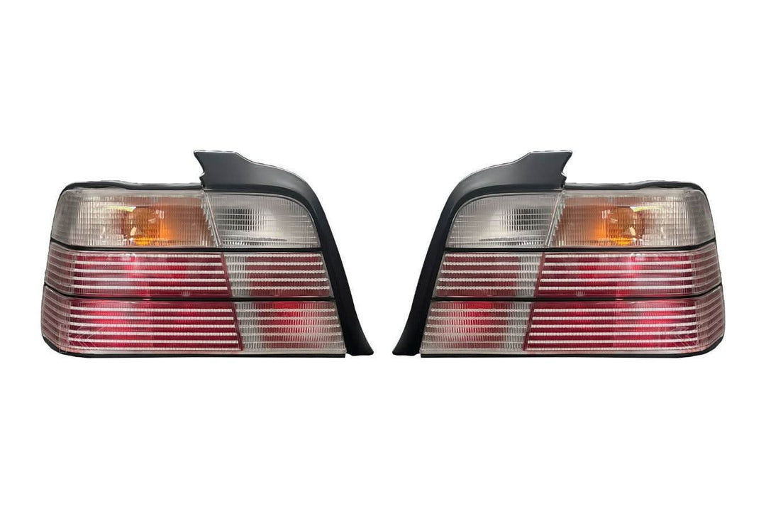 BMW E36 Sedan Clear OEM Style Tail Lights (1990-1999)
