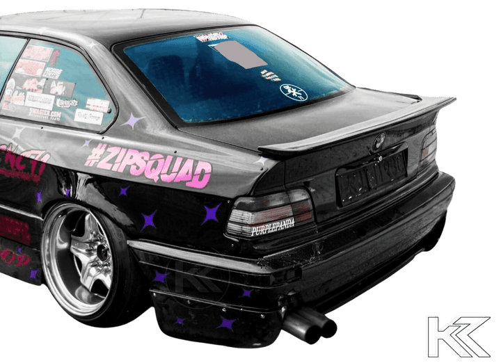 BMW E36 Series 3 Drag Wing Style Trunk Spoiler (1992 - 1999)