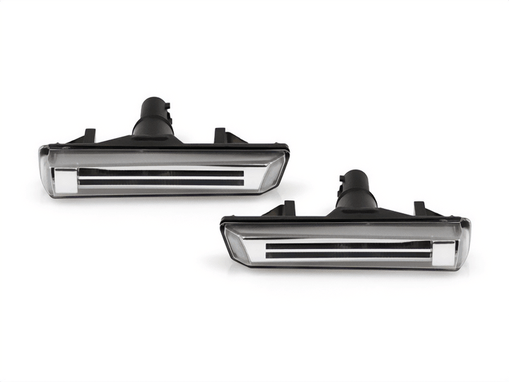 BMW E38 7-Series E46 M3 Crystal Light Bar Clear/Smoke Lens Amber/White LED Side Marker Light (1995-2006)