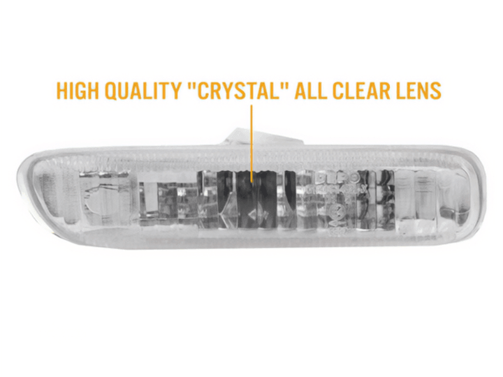 BMW E46 2D/Cabrio & 99-01 BMW 4D/5D Crystal Clear or Smoke Side Marker Lights(1999-2003)