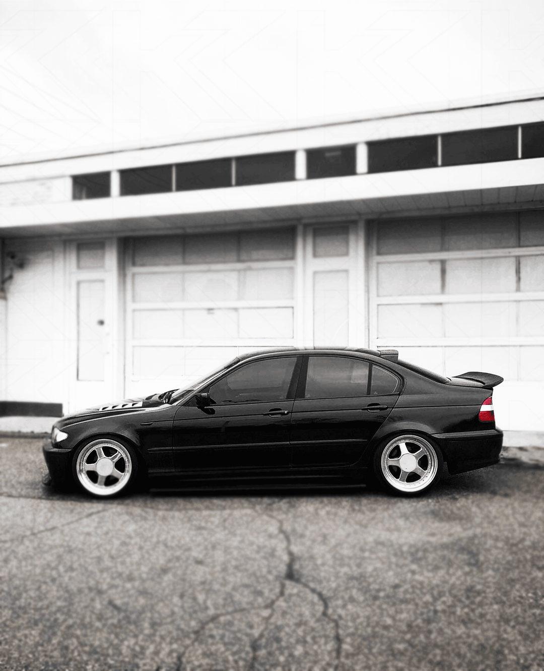 BMW E46 Series 3 Drag Wing Style Trunk Spoiler (1995 - 2005)