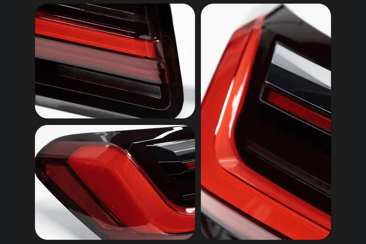 BMW F02 7 Series Red LED Luxury Beam Style Tail Lights (2008 - 2015)