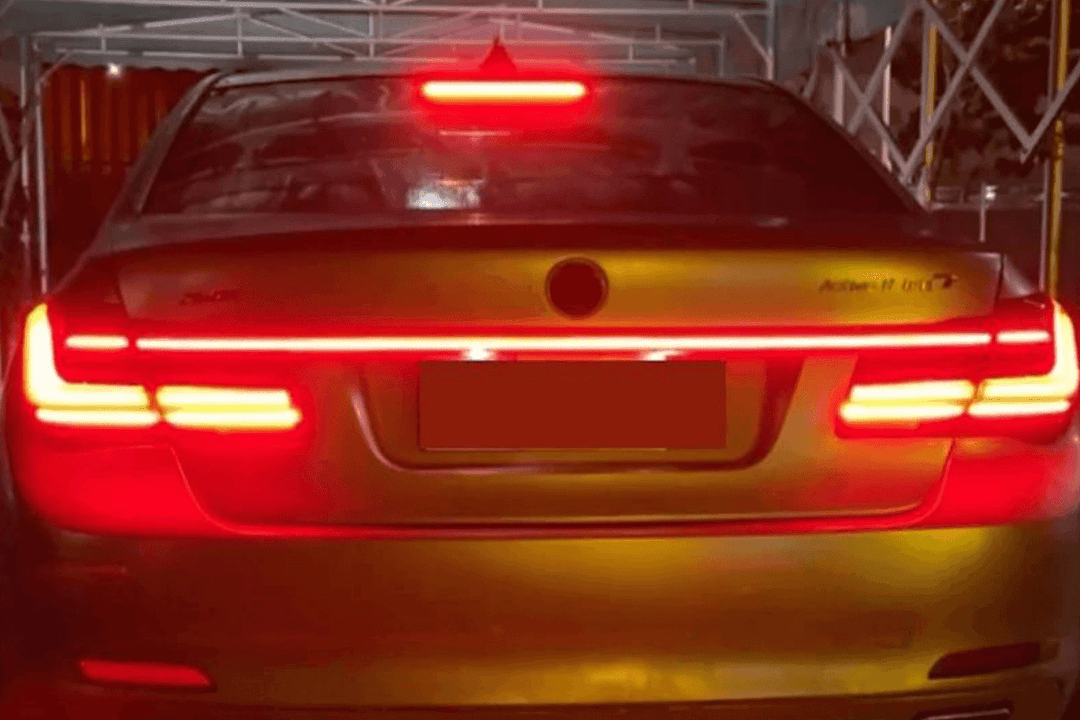 BMW F02 7 Series Red LED Luxury Beam Style Tail Lights (2008 - 2015)