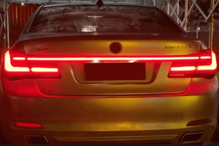BMW F02 7 Series Red LED Luxury Beam Style Tail Lights (2008 - 2015)