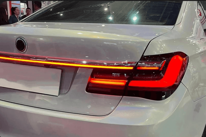 BMW F02 7 Series Red LED Luxury Beam Style Tail Lights (2008 - 2015)