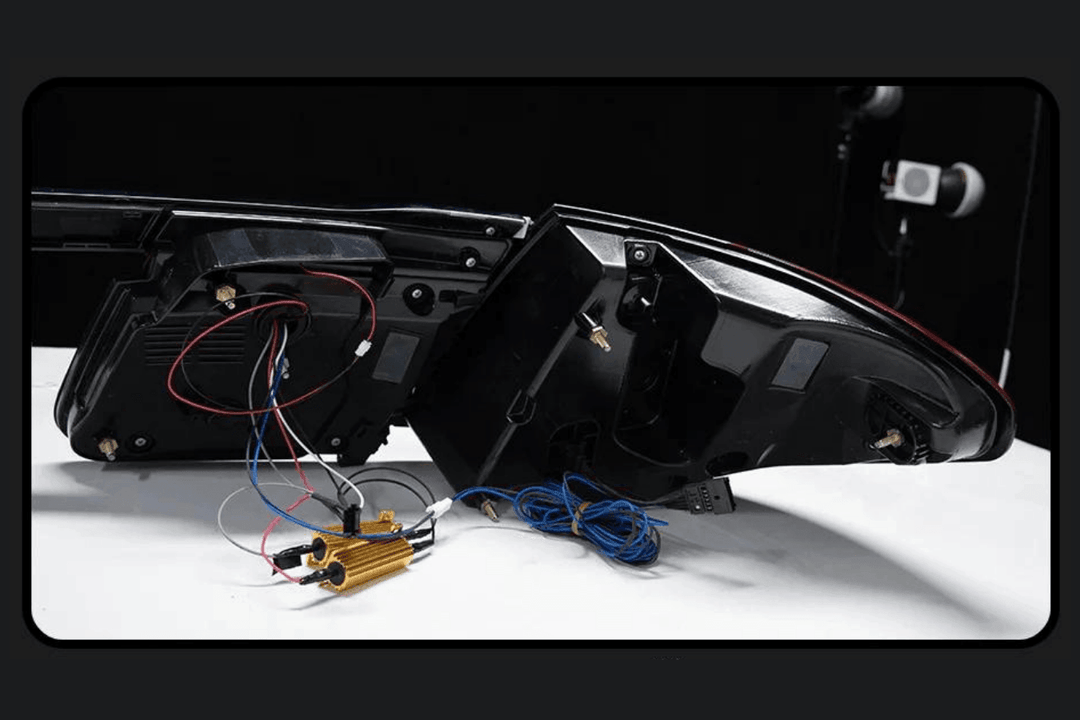 BMW F02 7 Series Red LED Luxury Beam Style Tail Lights (2008 - 2015)