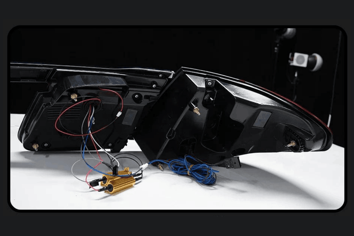 BMW F02 7 Series Red LED Luxury Beam Style Tail Lights (2008 - 2015)