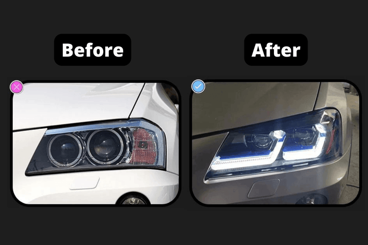 BMW F25 X3 "Modern Style" LED Headlights (2010 - 2017)