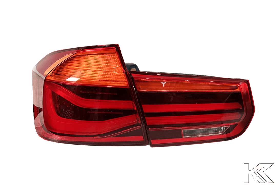 BMW F30 3 Series Sedan LCI Japan Style (Amber) LED Tail Lights - 4 Pieces (2012-2015)