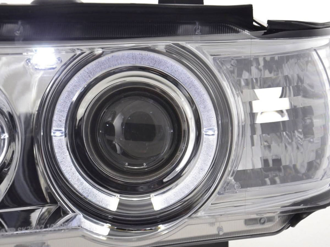 BMW X5 E53 Chrome Angel Eyes LED Headlight Set (1998-2002)
