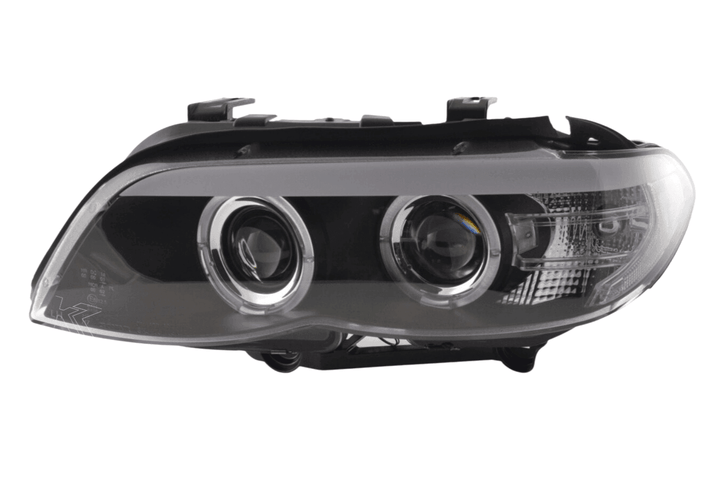 BMW X5 E53 Xenon Black Angel Eye LED Headlights (2003-2006)