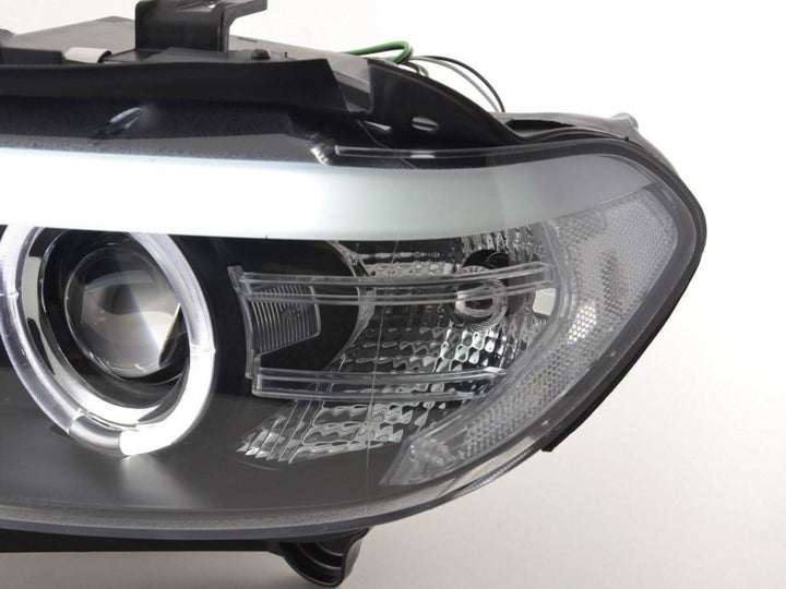BMW X5 E53 Xenon Black Angel Eye LED Headlights (2003-2006)