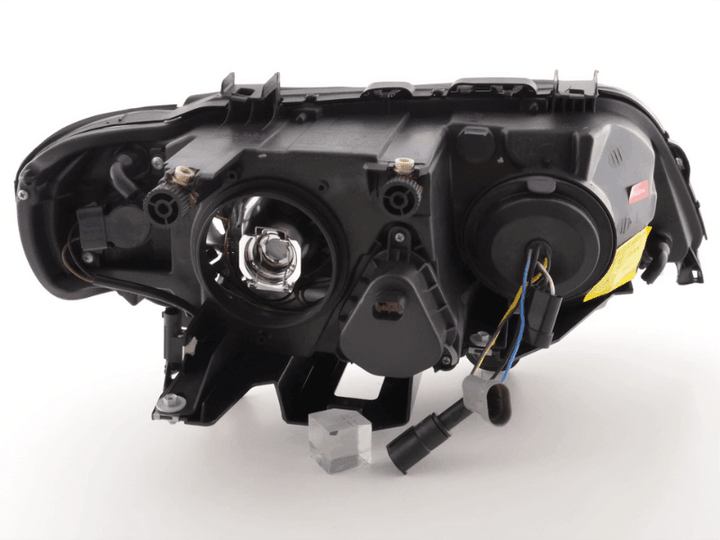BMW X5 (Type E53) Black OE+ Angel Eyes Headlights - (2000-2003)
