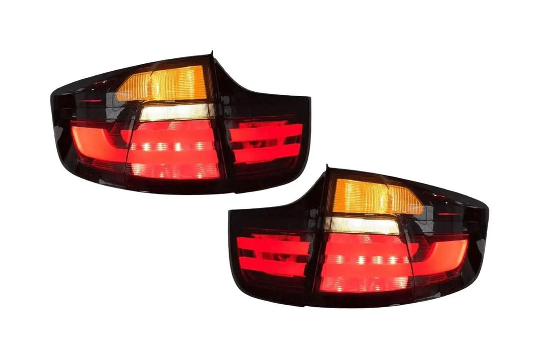 BMW X6 E71 Red and Smoked LED Tail Light Upgrades 2007-2014