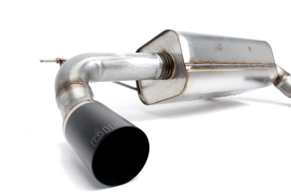Dinan Free Flow Axle-Back Exhaust - 2017-2021 BMW M240i Stainless Steel - Black Tips - F22/F23