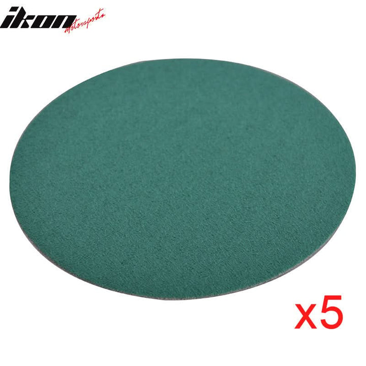 50PC 5" Wet Dry No Hole Sand Paper Disc 80 Grit Repair Sandpaper