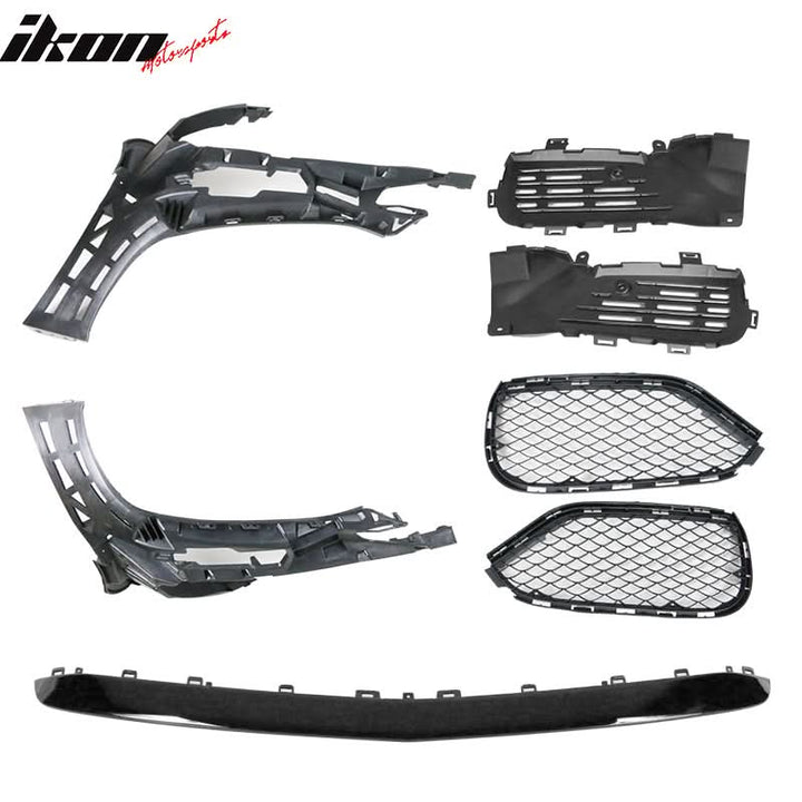 2014-2016 Mercedes-Benz W212 E Class Front Bumper with Lip Trim Vents