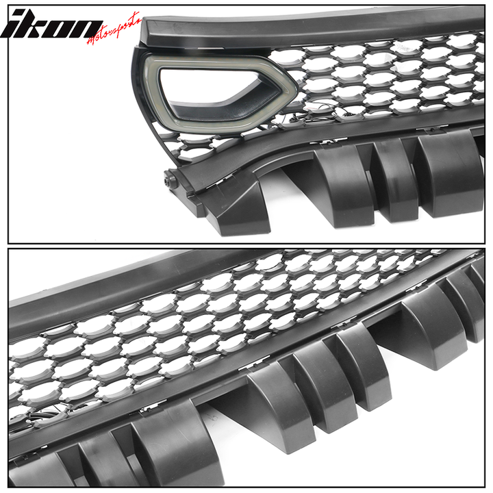 2015-2023 Dodge Charger Black Front Bumper Foglights Grille Lights PP