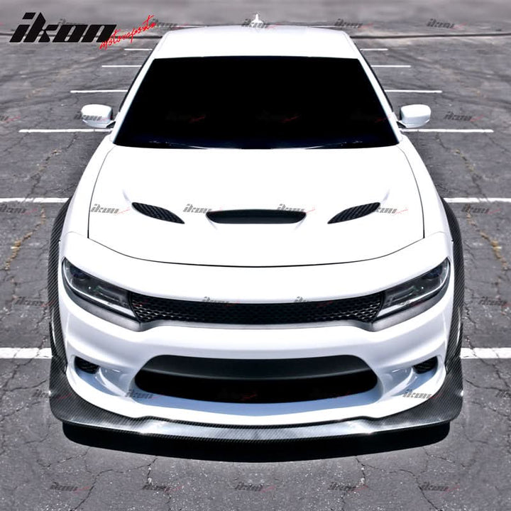 2015-2023 Dodge Charger SRT Widebody Front Bumper Lip Fender Flare ABS