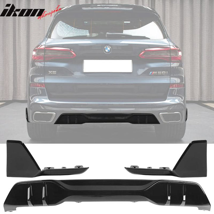 2019-2023 BMW G05 X5 M Sport Black Rear Aprons Rear Diffuser ABS 2PCS