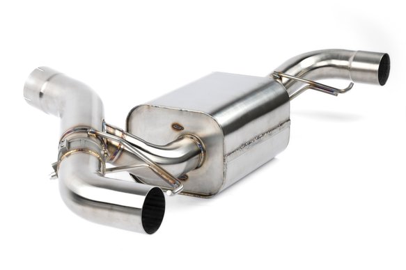 Dinan Valved Axle-Back Exhaust - 2019-2024 BMW 330i/430i Stainless Steel - Black Tips - G20/G22