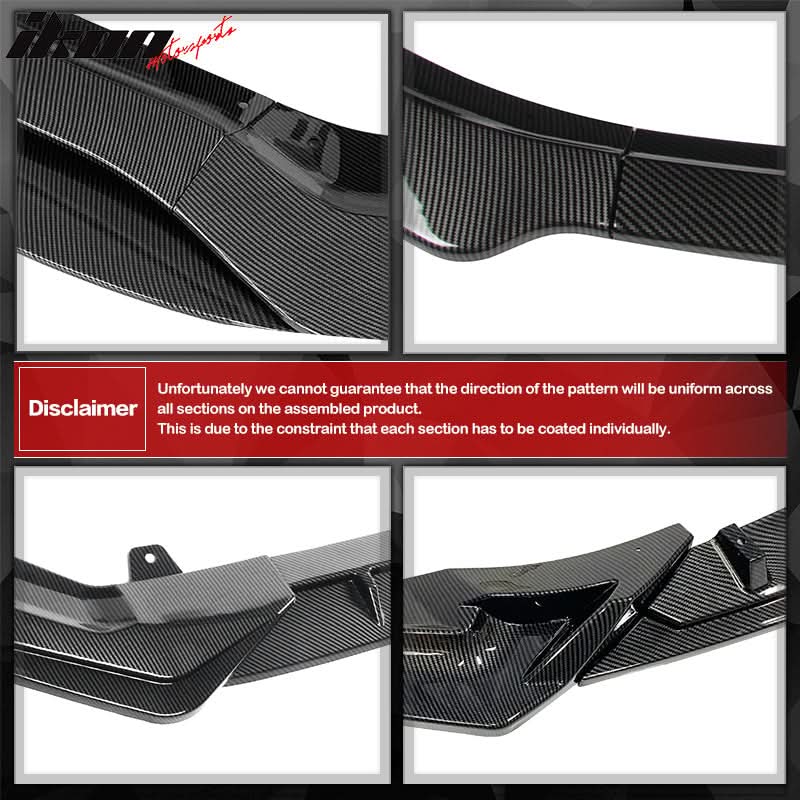 2015-2020 BMW F80 F82 F83 MP Style Carbon Fiber Front Bumper Lip 3PC