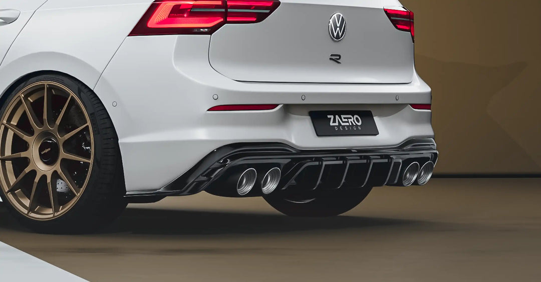 VW Golf R Mk8 EVO-1 Gloss Black Rear Diffuser – ACM Technik LLC