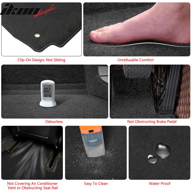 2021-2025 Ford Bronco Sport Nylon Floor Mats Front Rear Carpets