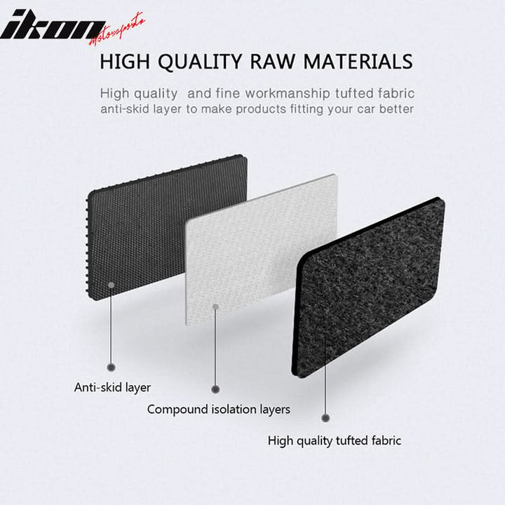 Car Floor Mats Carpet for 2002-2006 Toyota Camry Nylon 4PC