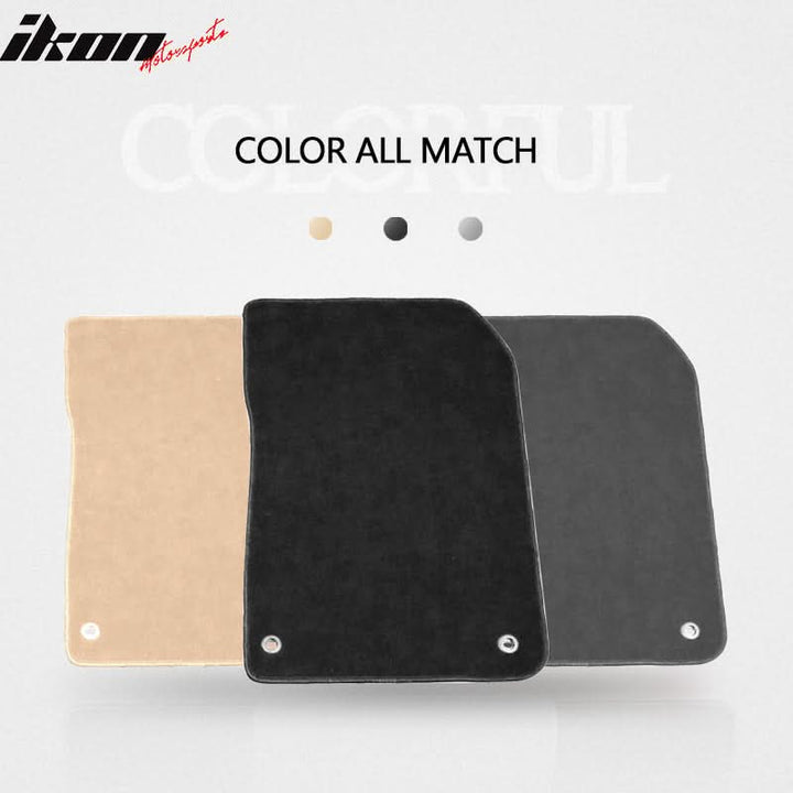 Car Floor Mat for 2013-2022 Acura ILX Black Front Rear  Nylon 4PC