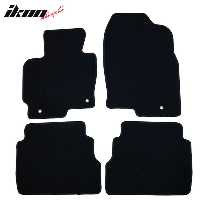 Car Floor Mat for 2013-2016 Mazda CX-5 Black Front Rear  Nylon 4PC