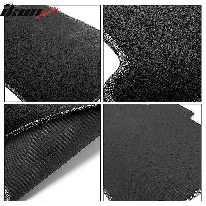 Car Floor Mat for 2017-2020 Hyundai Elantra Black Carpet Nylon 4PC