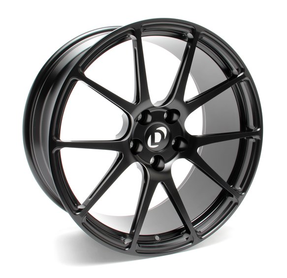 Forgeline GA1R Performance Wheel Set - 2004-2010 BMW 535i/545i/550i/645Ci/650i Front: 20 x 9 - Rear: 20 x 10 - Black - Dinan Center Cap - E60/E63/E64