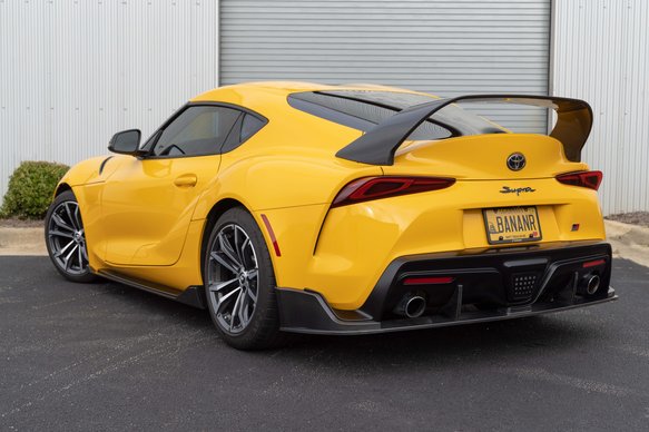 Dinan High-Rise Rear Spoiler - 2020-2025 Toyota GR Supra Carbon Fiber - A90/A91
