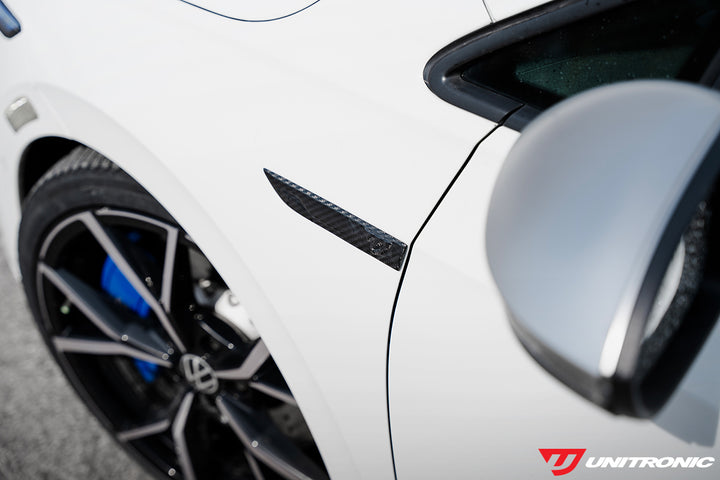 Unitronic Carbon Fiber Fender Badge for MK8
