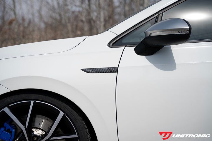 Unitronic Carbon Fiber Fender Badge for MK8
