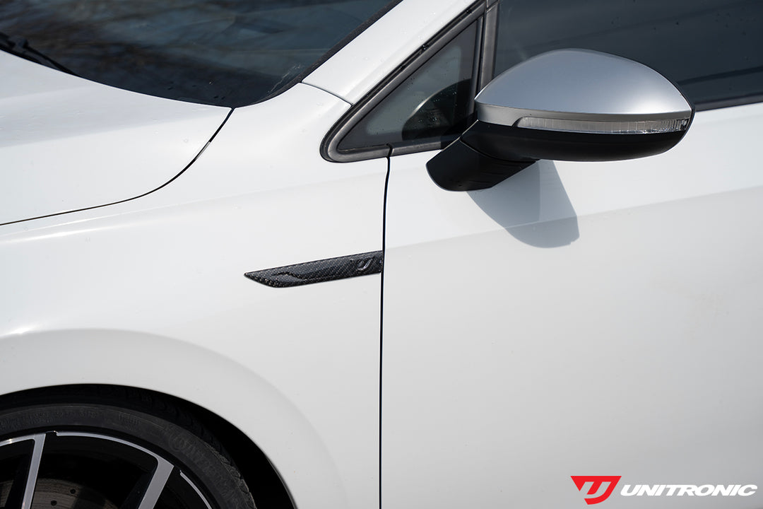 Unitronic Carbon Fiber Fender Badge for MK8