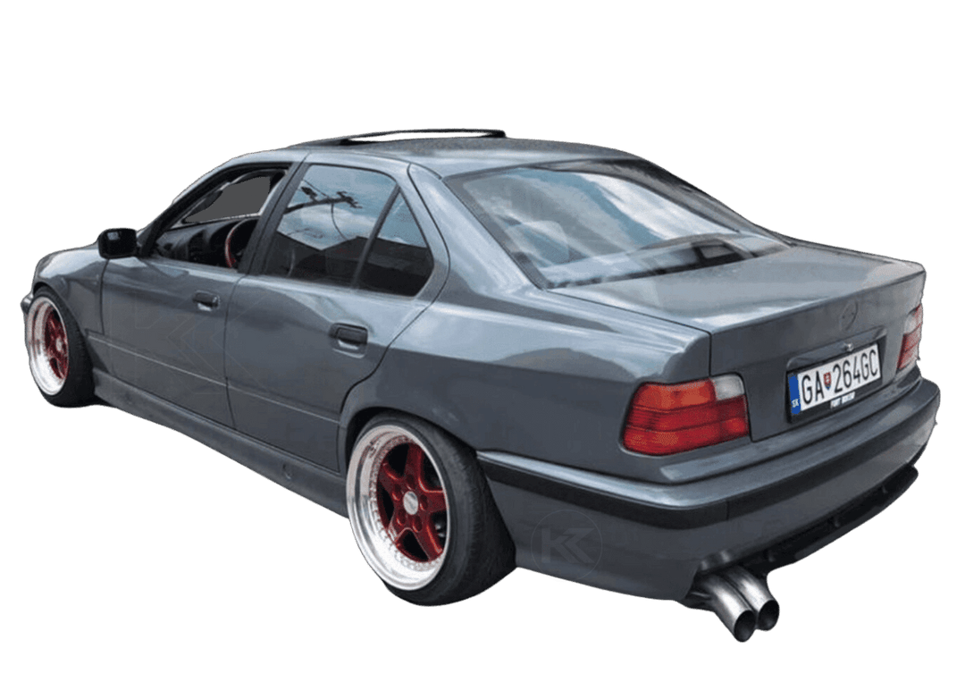 E36 Sedan Complete Over Fender Set - With Door Handle Cut-Outs (1990-1999)