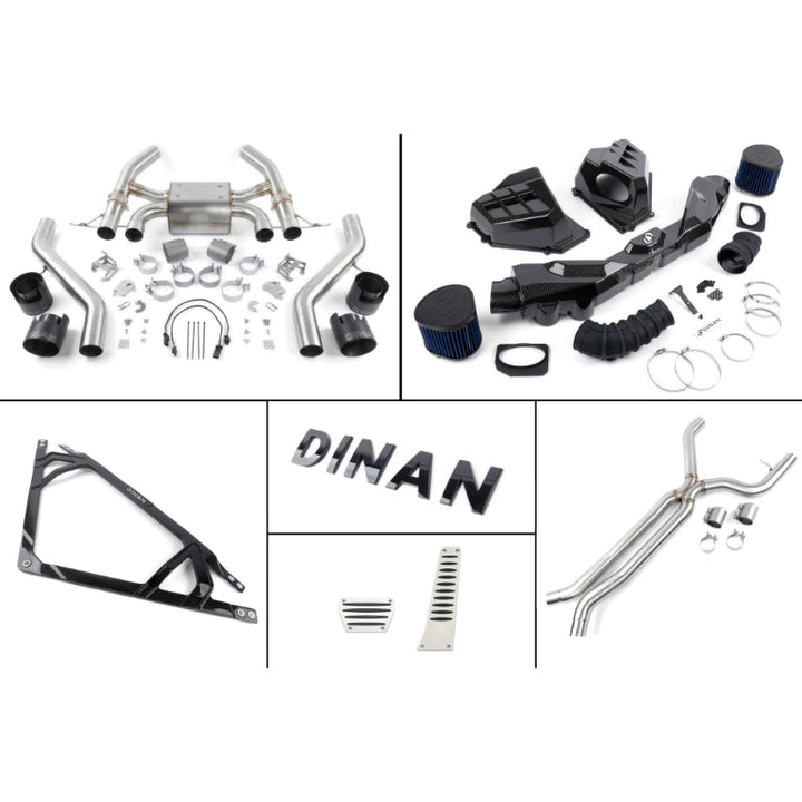 Dinan G87 M2 Experience Package (E) Gloss Intake / Gloss Brace / Black Exhaust / X-Pipe / ZF8 Pedal Pads