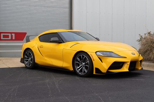 Dinan Side Hood Vent Covers - 2020-2025 Toyota GR Supra Carbon Fiber - A90/A91