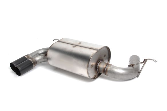 Dinan Free Flow Axle-Back Exhaust - 2017-2021 BMW 230i Stainless Steel - Black Tips - F22