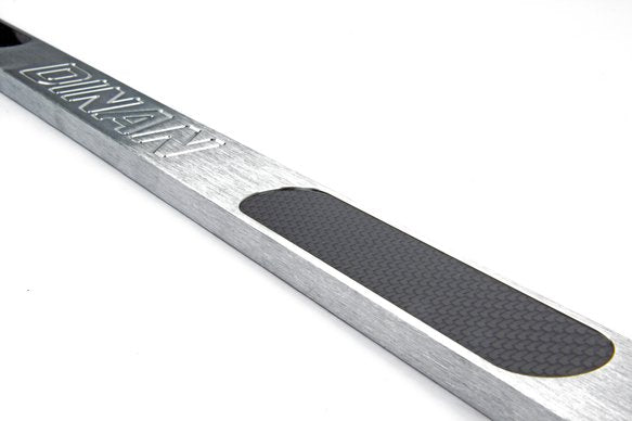 Dinan Shock Tower Brace - 1992-1999 BMW 318i/323i/325i/328i/M3 Rear - Brushed Aluminum w/ Carbon Inlays - E36