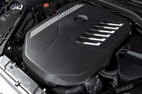 Dinan Matte Carbon Fiber Engine Cover - 2020-2025 BMW B58D Matte Carbon Fiber - G01/G02/G20/G22/G23/G26/G29/G42